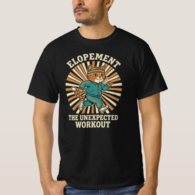 Elopement The Unexpected Workout Autism Awareness T-Shirt (Front)