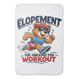 Elopement The Unexpected Workout Bath Mat