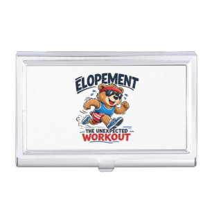 Elopement The Unexpected Workout Business Card Case