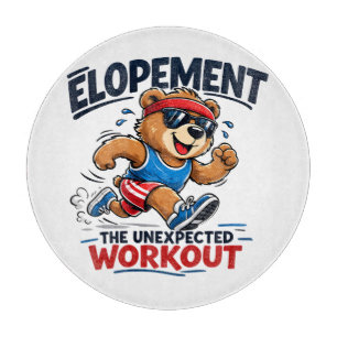 Elopement The Unexpected Workout Cutting Board