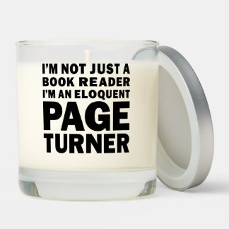 Eloquent Page Turner Bookish Love Scented Candle