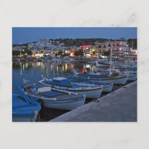 Elounda By Night Postcard