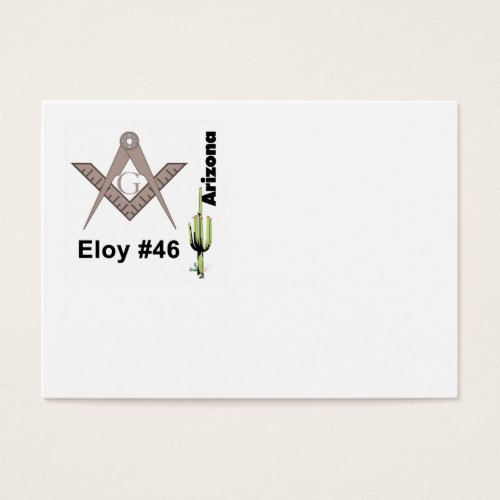 Eloy Lodge Custom Design Business Card Template