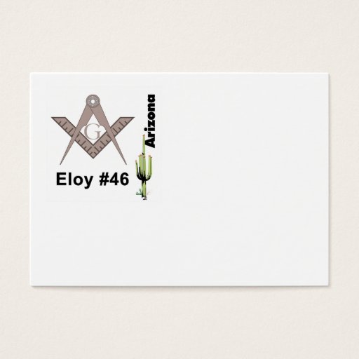 Customizable Eloy Lodge Custom Design Business Card Template