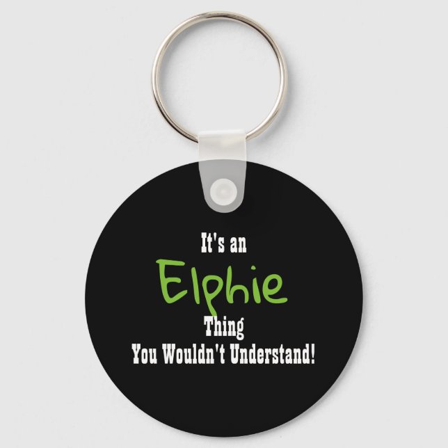 Elphie Keychain (Front)