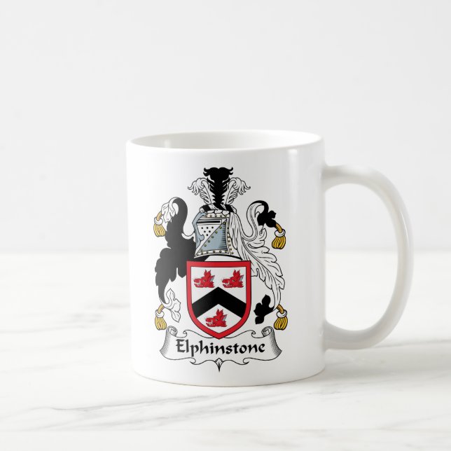 Elphinstone Family Crest Coffee Mug (Right)