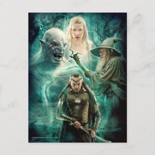 ELRONDâ Azog Galadriel  Gandalf Graphic Postcard