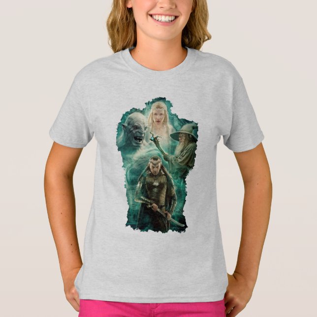 ELROND™, Azog, Galadriel, & Gandalf Graphic T-Shirt (Front)