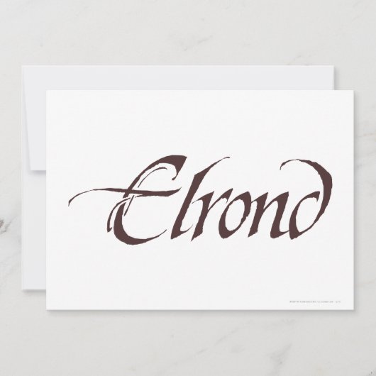 ELROND™ Name Solid (Front)