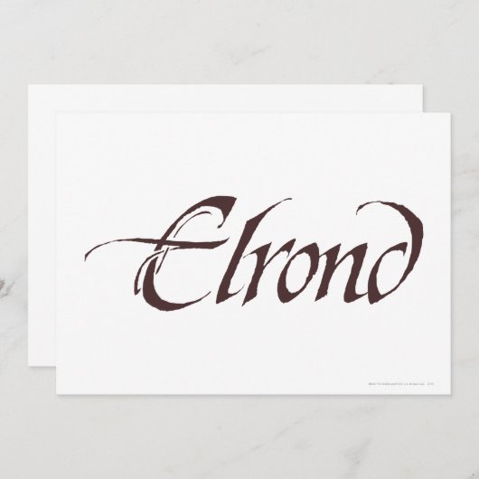 ELROND™ Name Solid (Front/Back)