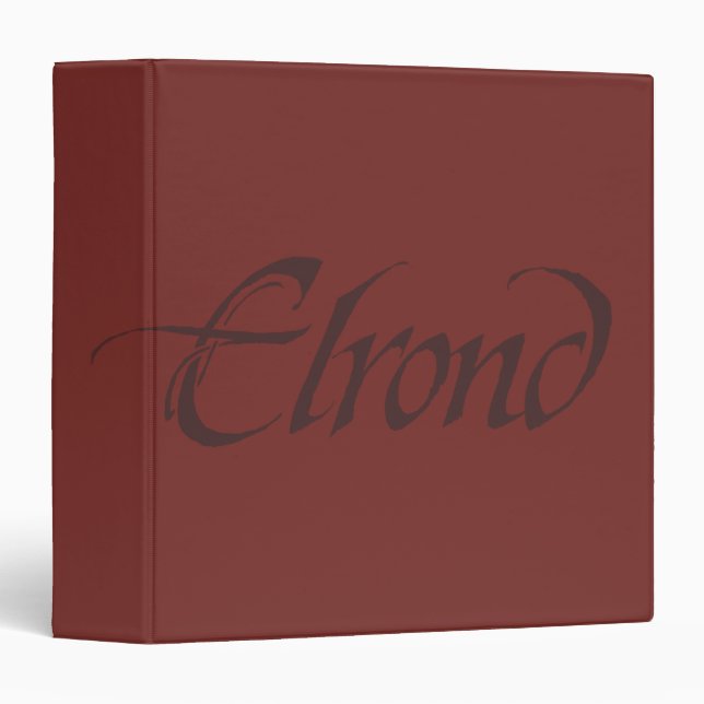 ELROND™ Name Solid Binder (Front/Spine)