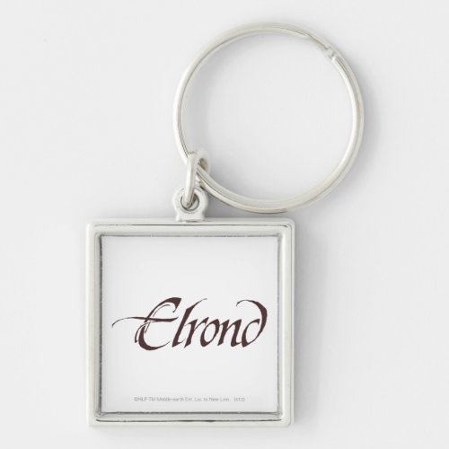 ELROND Name Solid Keychain