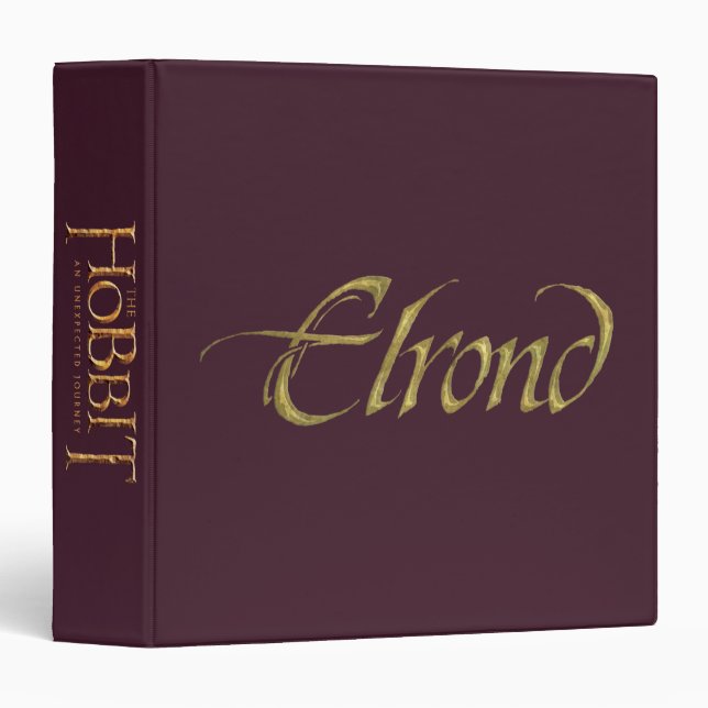 ELROND™ Name Textured Binder (Front/Spine)