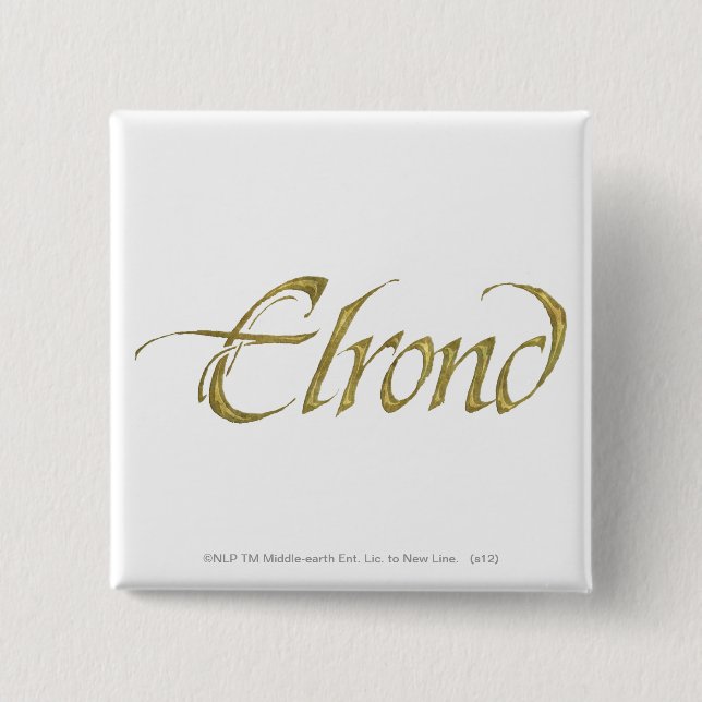 ELROND™ Name Textured Button (Front)