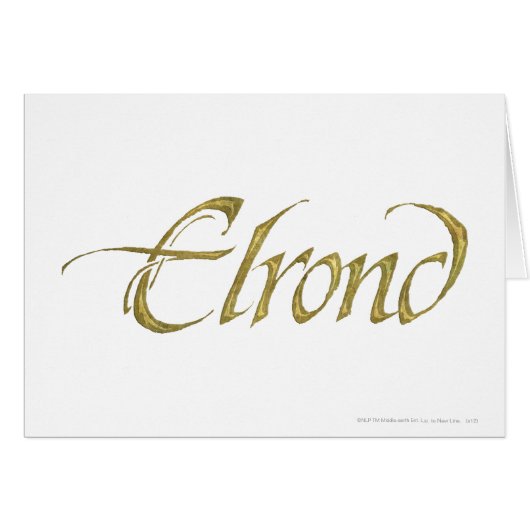 ELROND™ Name Textured Cards (Front Horizontal)
