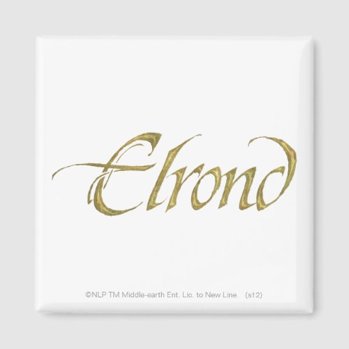 ELROND Name Textured Magnet