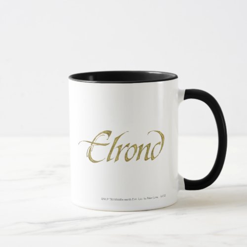 ELROND Name Textured Mug
