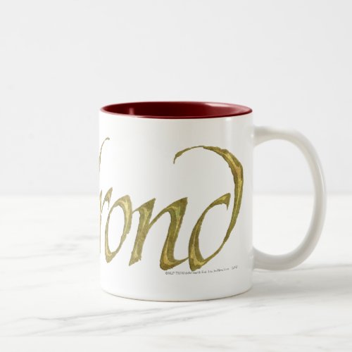 ELROND Name Textured Two_Tone Coffee Mug