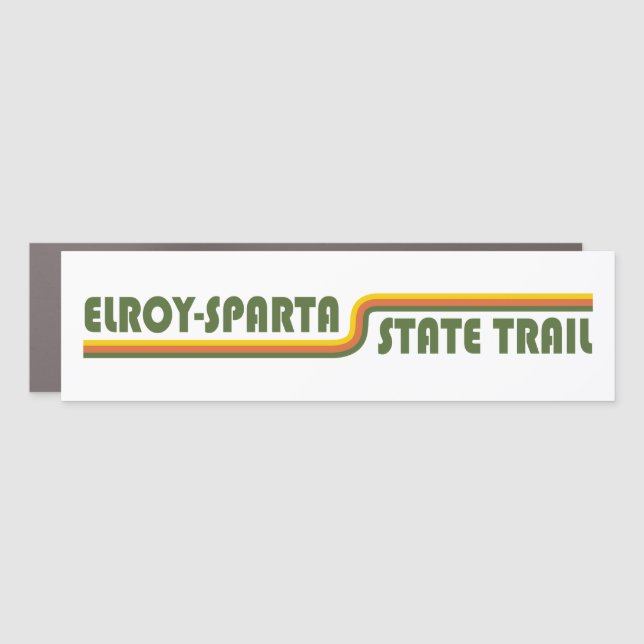 Elroy-Sparta State Trail Car Magnet (Front)