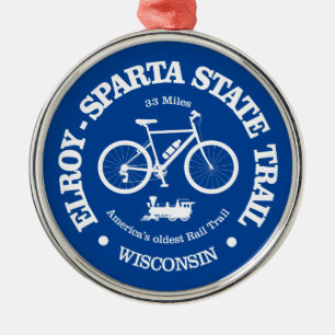 Elroy-Sparta State Trail (cycling) Metal Ornament