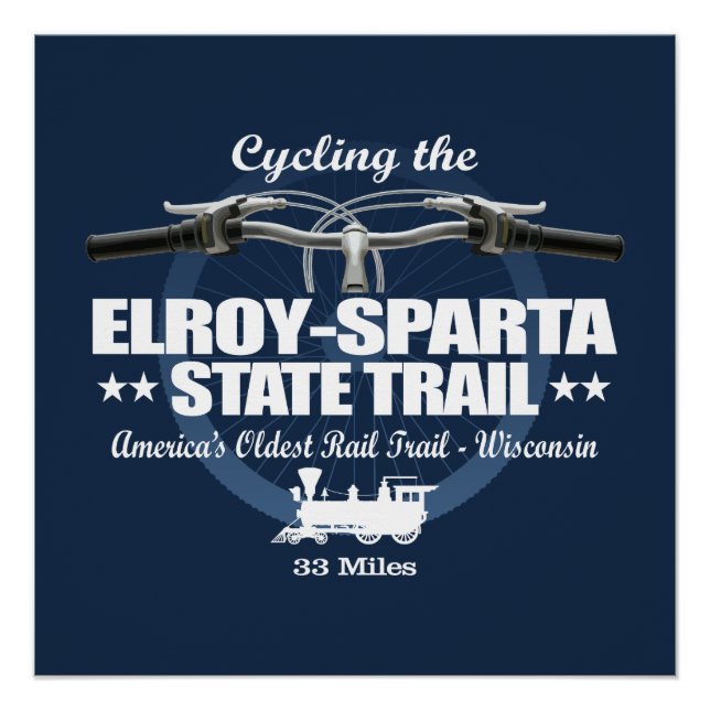 Elroy-Sparta State Trail (H2) Poster (Front)