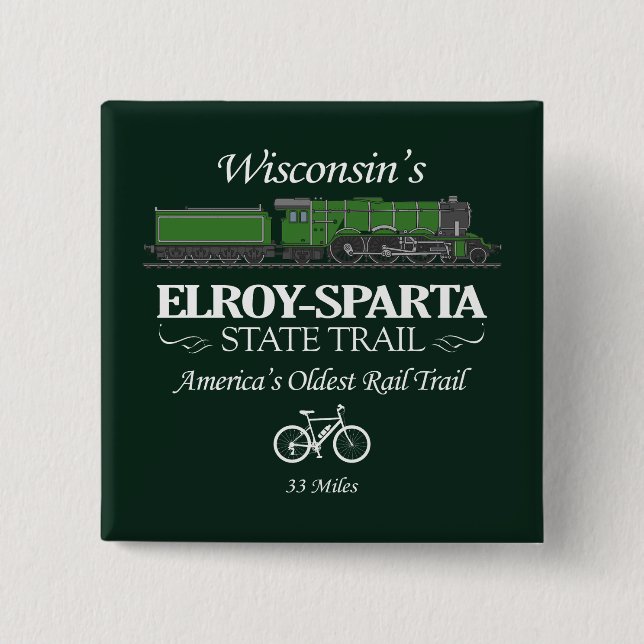 Elroy-Sparta State Trail (RT2) Button (Front)