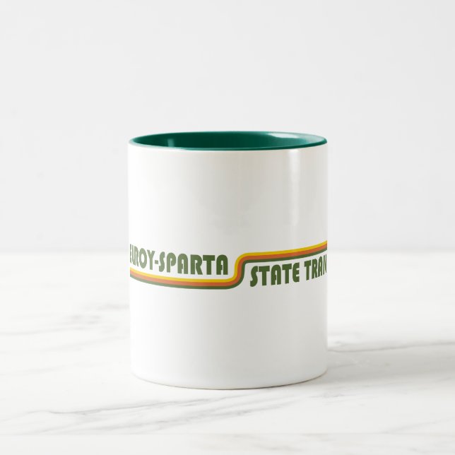 Elroy-Sparta State Trail Two-Tone Coffee Mug (Center)