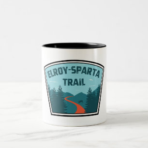 Elroy-Sparta State Trail Two-Tone Coffee Mug