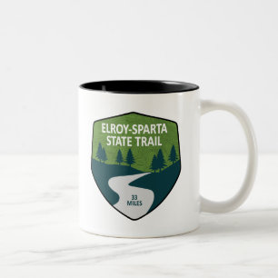 Elroy-Sparta State Trail Two-Tone Coffee Mug