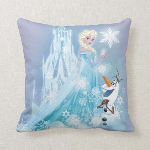 Elsa and Olaf - Icy Glow Pillow