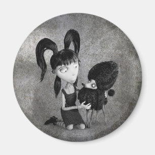 Elsa and Persephone Magnet