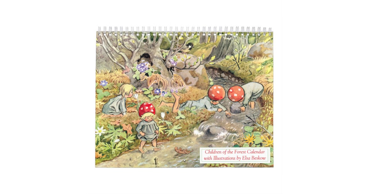 Elsa Beskow Calendar Zazzle