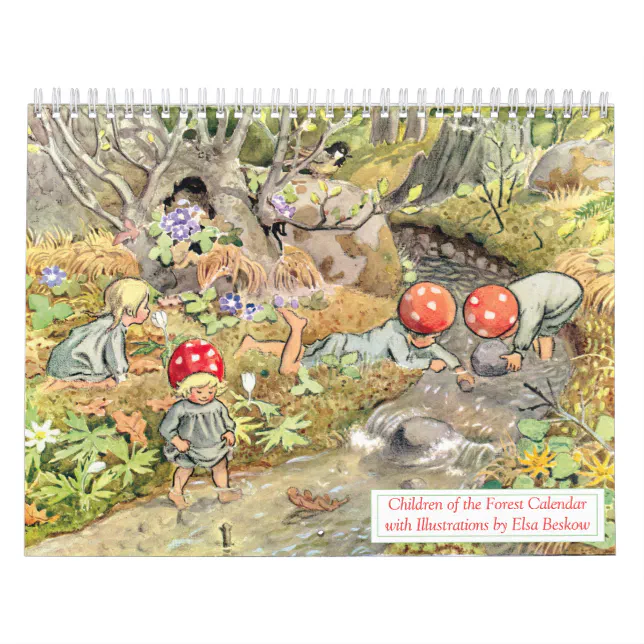 Elsa Beskow Calendar Zazzle