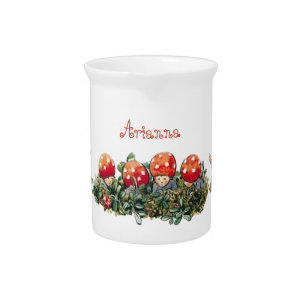 Elsa Beskow Children of the Forest Bowl Beverage Pitcher