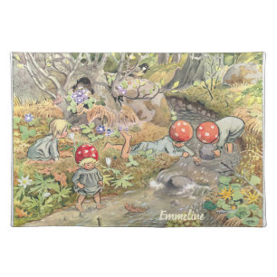 Elsa Beskow Children of the Forest Cloth Placemat