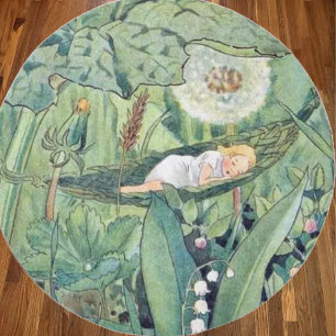 Elsa Beskow Thumbelina Fairy Rug