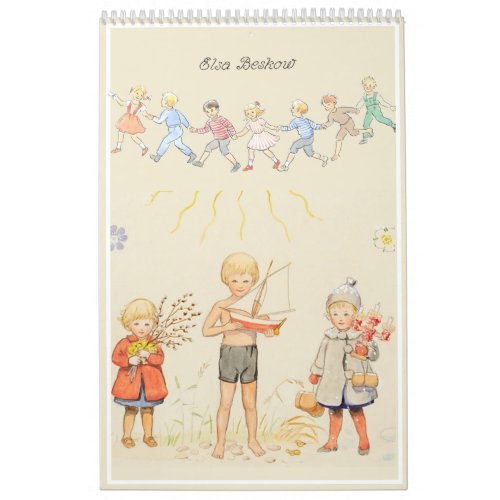 Elsa Beskow Wall Calendar