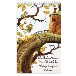 Elsa Beskow Woody, Hazel & Little Pip Vintage Calendar