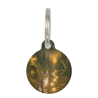 Elsa from Whiskerwood – Magical Glow Paws Pet ID Tag