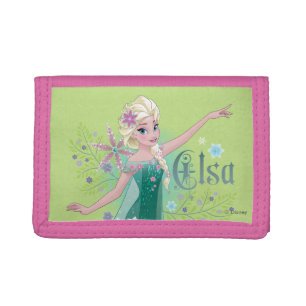 Elsa Giving from the Heart Trifold Wallet