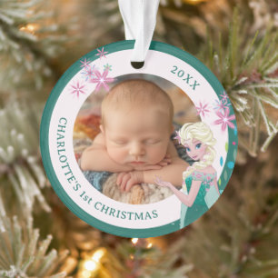 Elsa Holiday Wish Photo Ornament