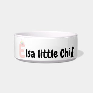 Elsa Little Chi - personal dog bowl