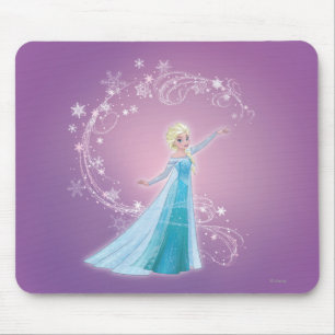 Elsa Love Thaws, Love Glows Mouse Pad