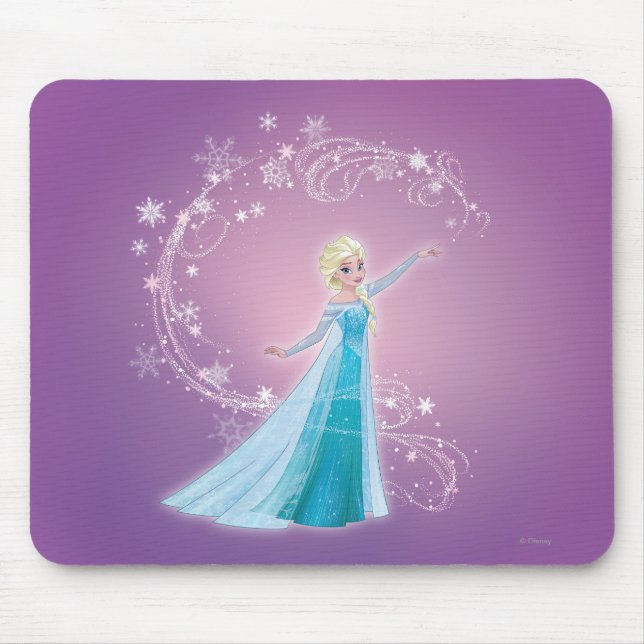Elsa | Love Thaws, Love Glows Mouse Pad (Front)