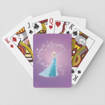 Elsa | Love Thaws  Love Glows Playing Cards by frozen at Zazzle