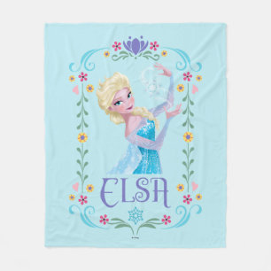 Elsa   My Powers are Strong Fleece Blanket