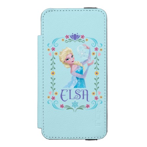 Elsa  My Powers are Strong Wallet Case For iPhone SE55s