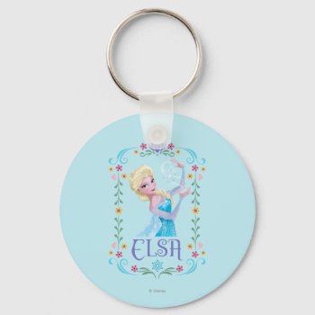 Elsa | My Powers Are Strong Keychain by frozen at Zazzle