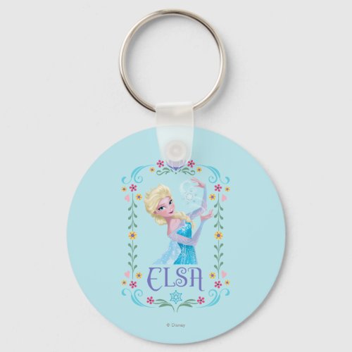 Elsa  My Powers are Strong Keychain