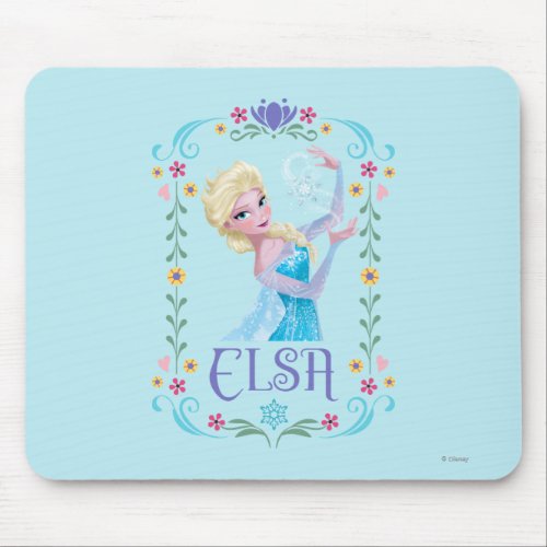 Elsa  My Powers are Strong Mouse Pad